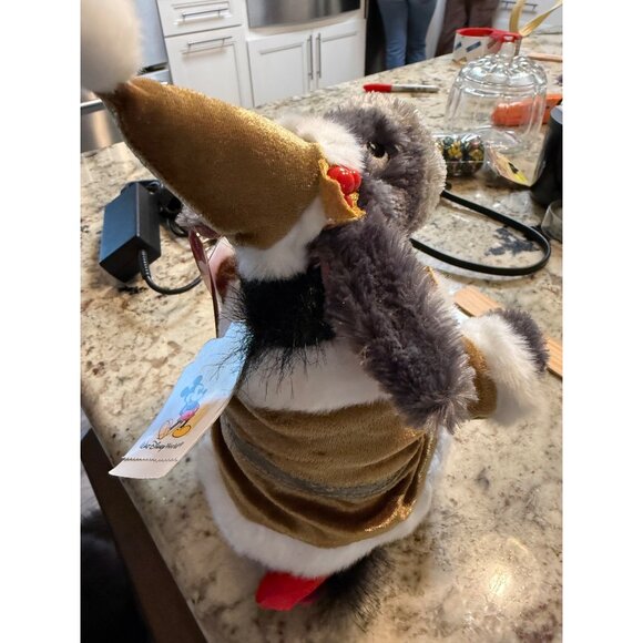 Disney Store Winnie The Pooh Eeyore Plush Musical Christmas Bean Bag 2005 Read - Picture 4 of 15